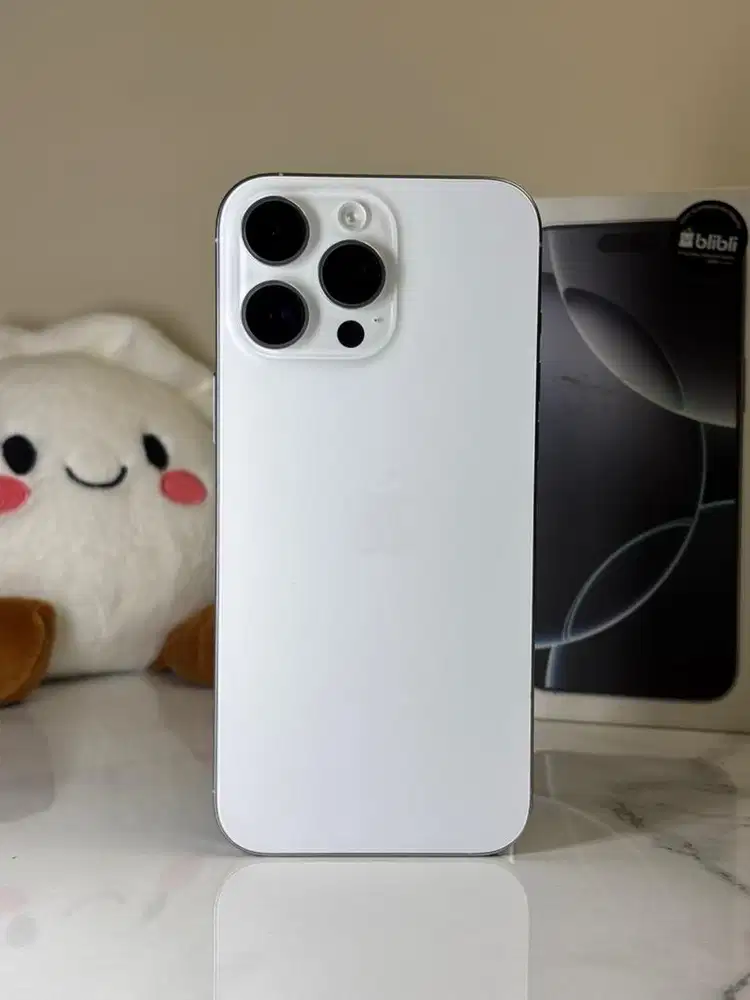 iPhone 16 promax 256gb white titanium garansi resmi