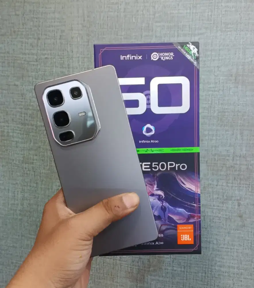 Infinix Note 50 Pro 8/256 Mulus Lengkap Fullset Ori Garansi Maret 2026