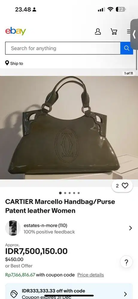 Cartier marcello handbag