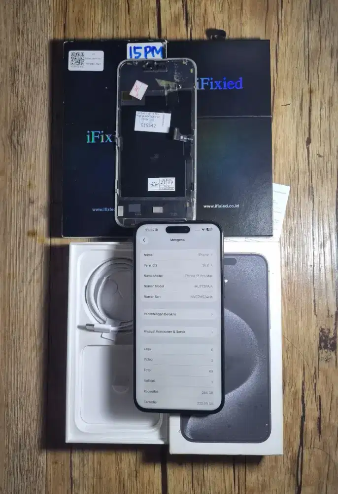 iPhone 15 promax 256 ibox