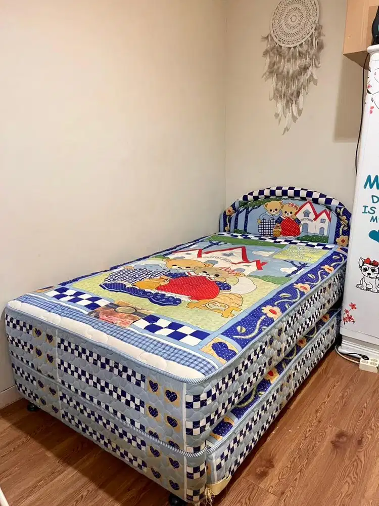 NEGO Ranjang Anak Romance 2in1 motif bear - Uk. 120x200