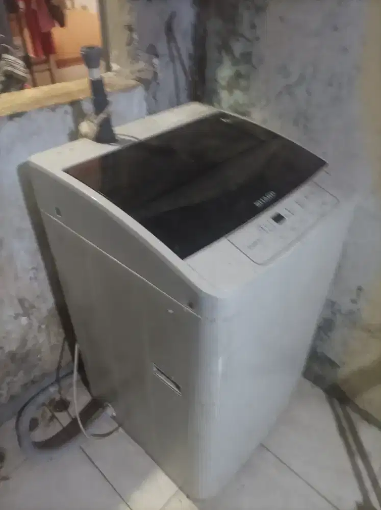 Mesin cuci Sharp model satu tabung mines mesin pengering rusak