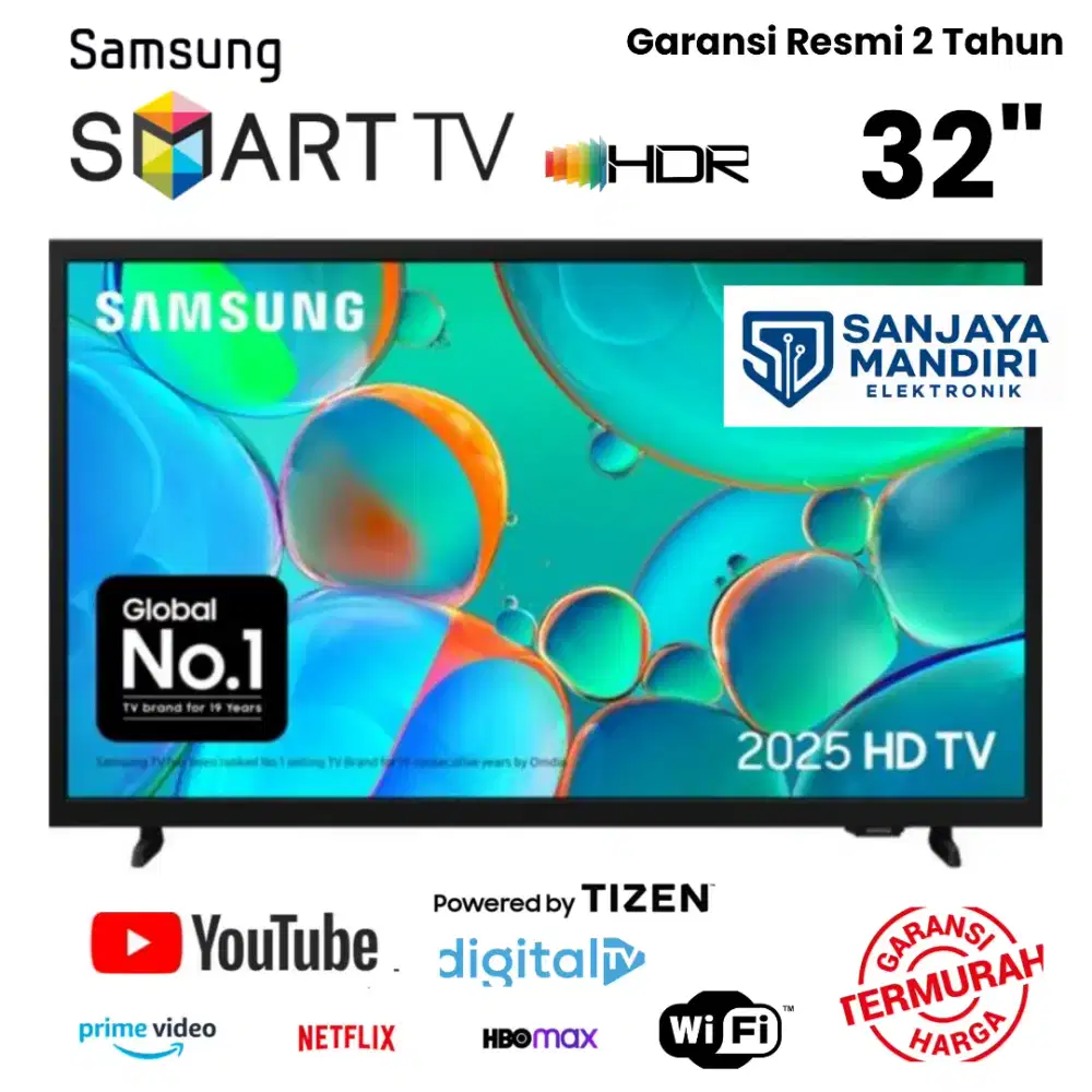 SAMSUNG LED SMART TV 32 Inch HDR TizenOS 32HE50F Digital  Youtube Wifi
