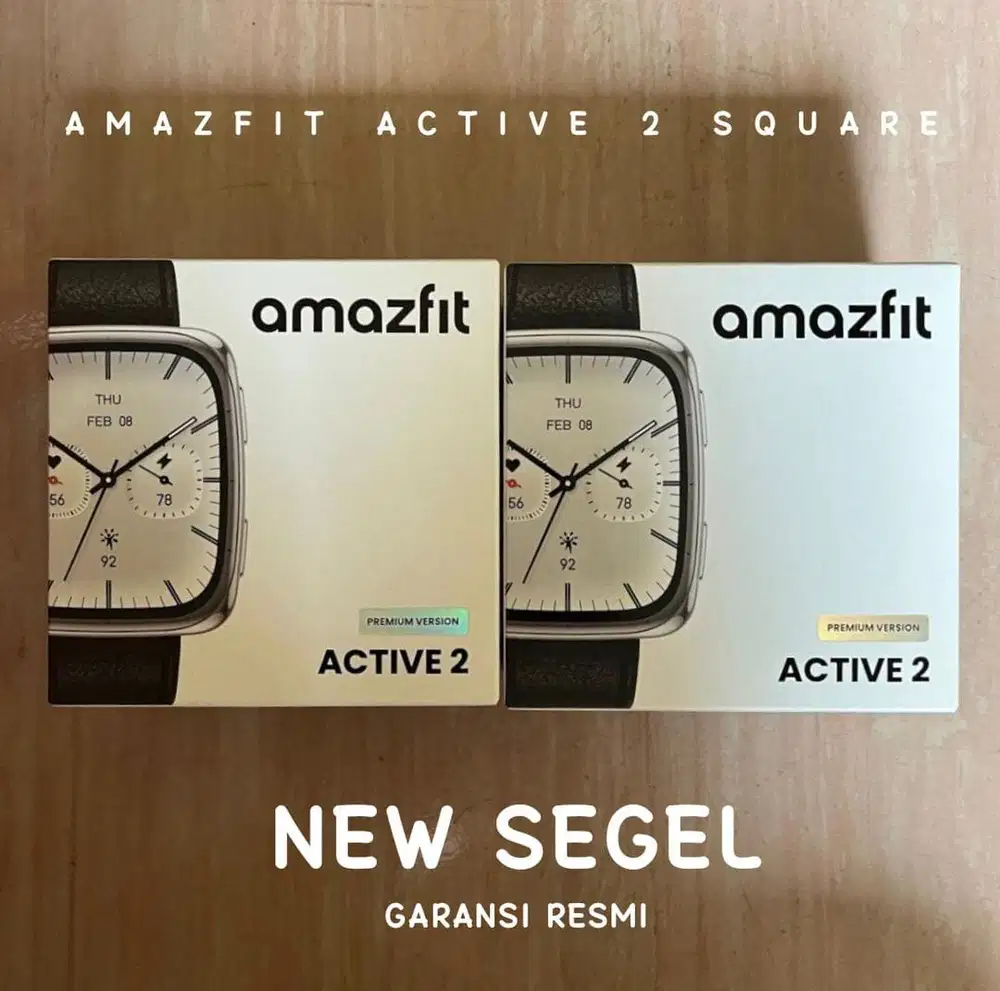Amazfit active 2 square garansi resmi