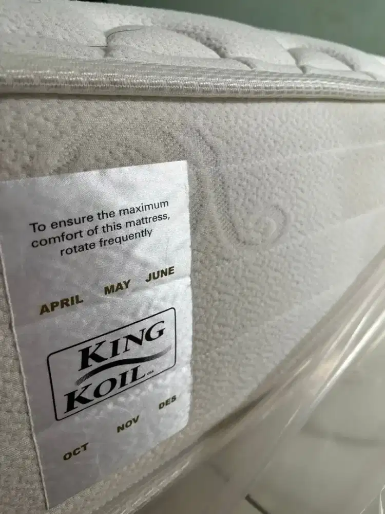 Kasur KING KOIL Size 180x200 Bersih Good Condition