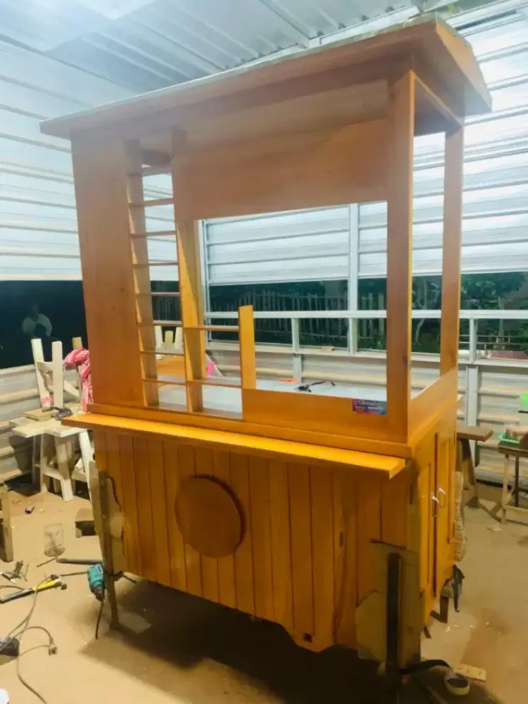 Gerobak Angkringan jg Melayani Pesanan Grobak Bakso Mie Bubur Sate dlL