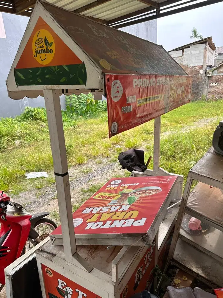 Gerobak Kayu & Alumunium