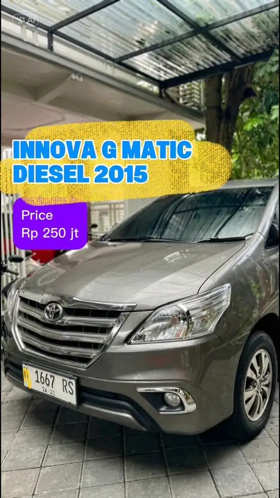 Innova G matic diesel 2015