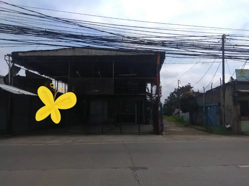 Dijual tanah rata pinggir jln raya Tole Iskandar Sukmajaya Depok