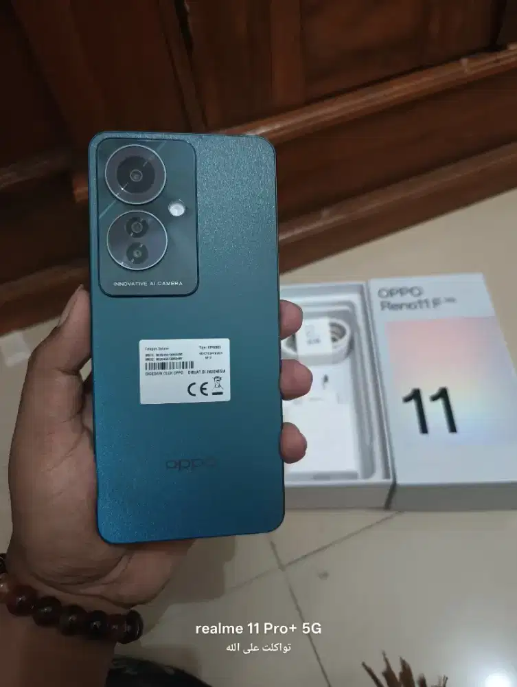 Oppo reno 11f 5g ram 8/256 fulset original