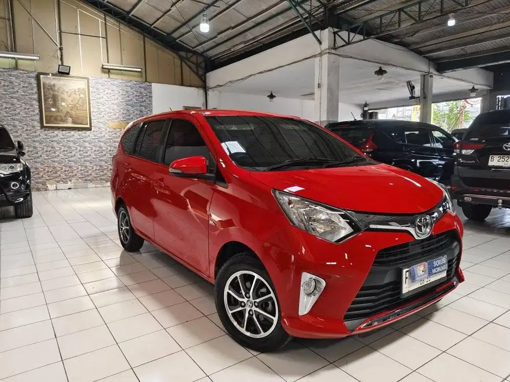 (KM 36 Rb) TOYOTA CALYA G 1.2 Bensin AT 2017 Merah