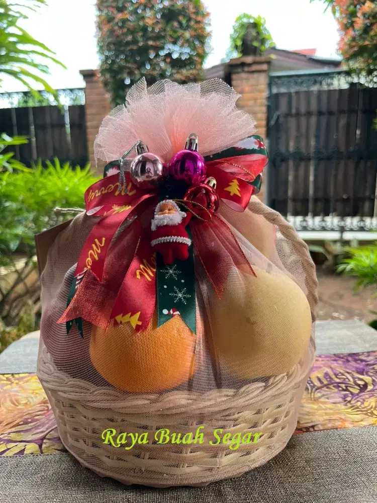 Parcel Natal Buah Segar SET Minimalis Hampers Buah Import