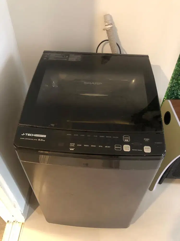 JUAL MESIN CUCI LG PENCET OTOMATIS KERING - 8.5 KG J-TECH INVERTER