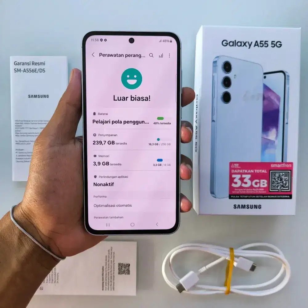 Samsung A55 8/256 MULUS GRADE A