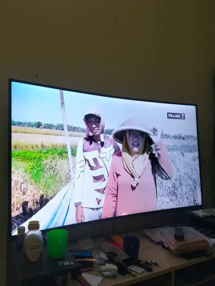 Smart tv samsung 55inch layar curved murah