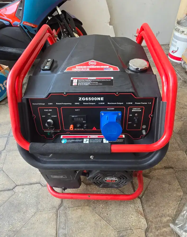 Genset  merk Zein ZG6500NE. Harga bisa nego
