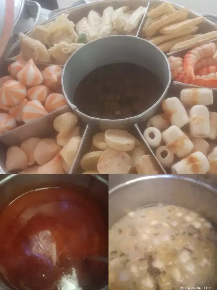 Dandang bakso ukuran sedang sekat 8