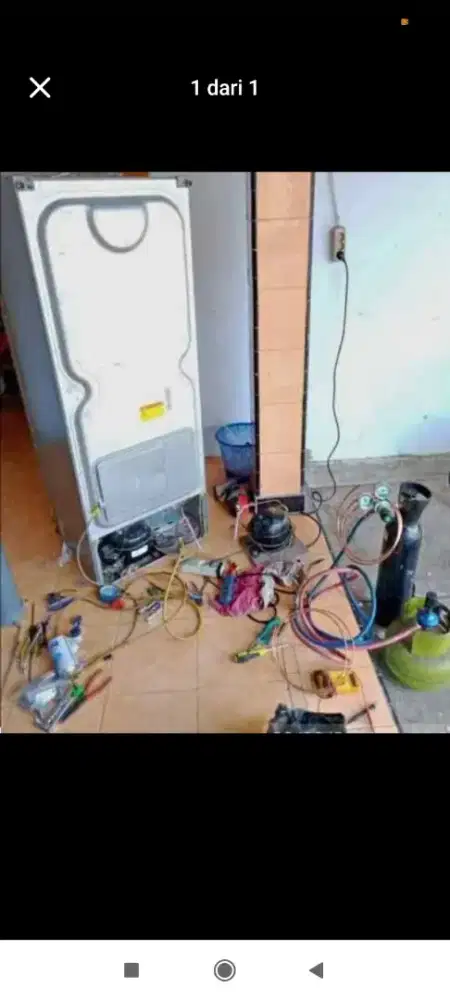 Perbaiki kulkas,showcase,frezer,m.cici dan ac (service)