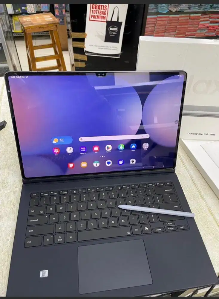 Samsung Galaxy Tab S10 ultra wifi free keybord original ex resmi sein