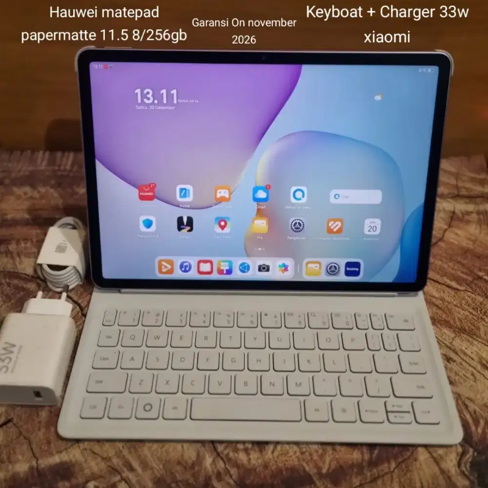 Huawei Matepad PaperMatte 11.5 8/256gb Keyboard+ Charger 33w xiaomi