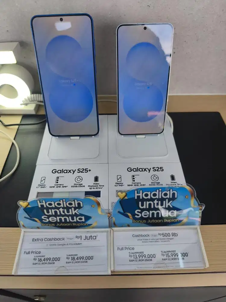 Promo hp samsung S25+ bunga 0% free 2x cicilan