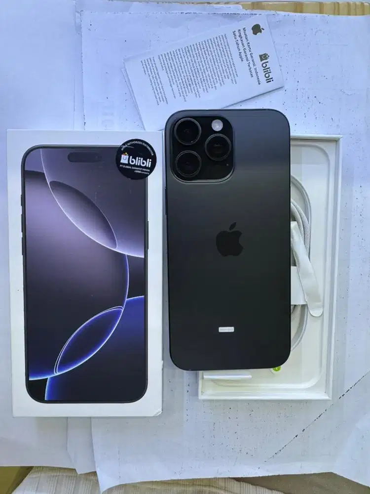 Iphone 16 pro max 512gb garansi resmi on april2026