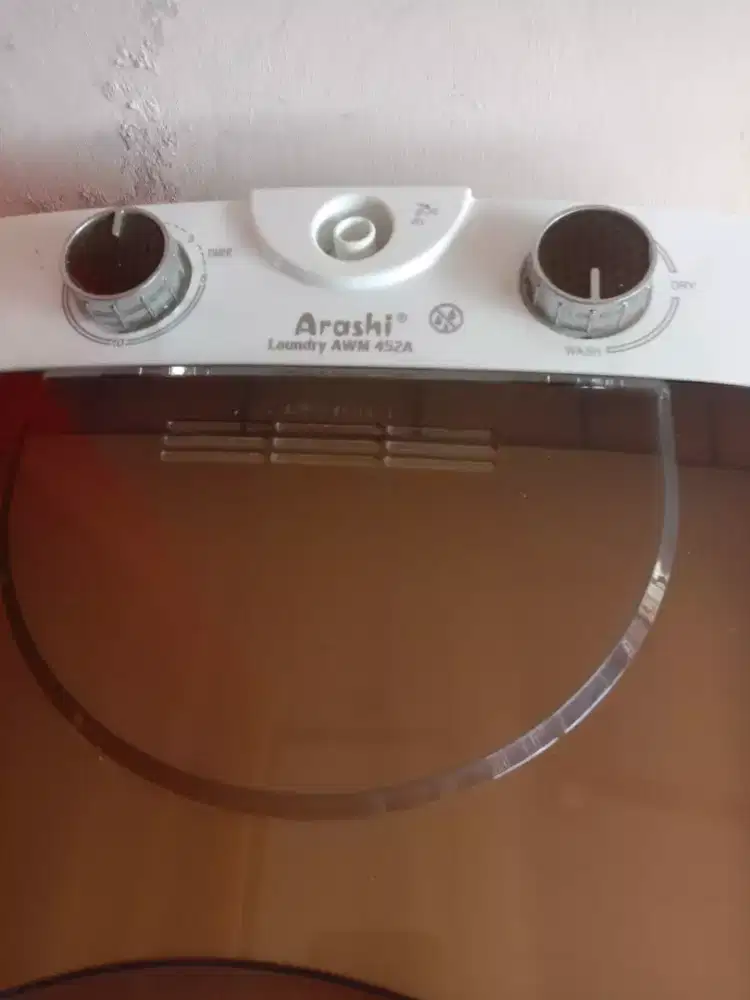 Mesin cuci 4,5 kg seperti baru,merk ARASHI