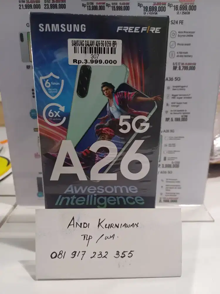 New samsung a26 ram 8/256gb atlantis dahsyat