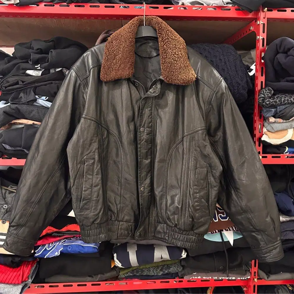 Leather Jaket Kerah Serpha [ Kulit Asli ]