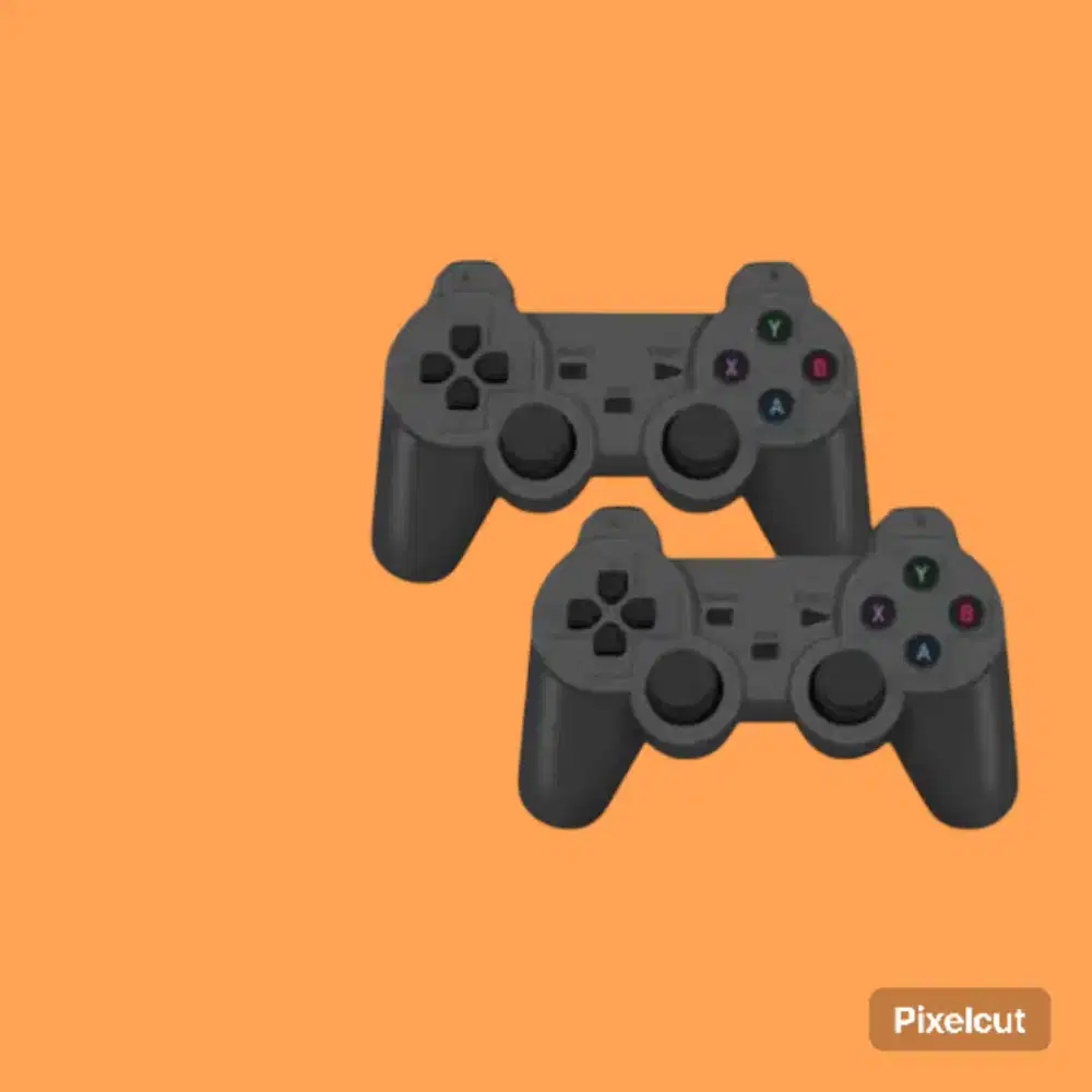 2 stik game wireless baru