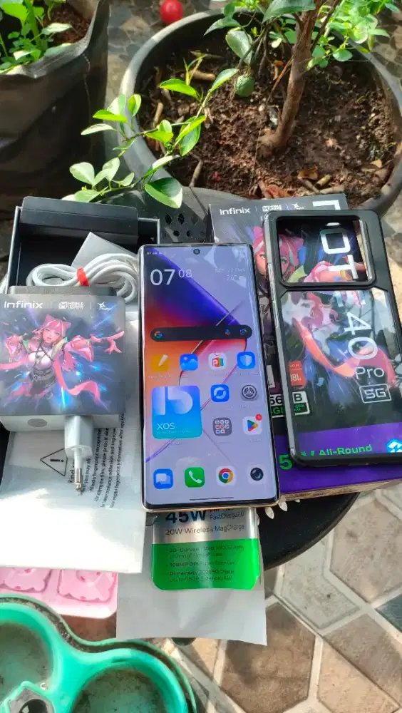 Dijual cpt bsa TT Infinix NOTE 40 PRO 5G 8/256GB Fullset Normal Mulus