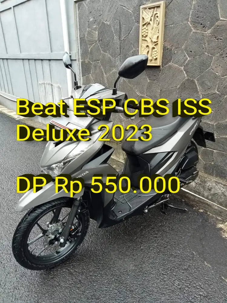Beat Deluxe 2023. Pajak ON. Standar. Mulus. Original. Cash/Kredit/TT