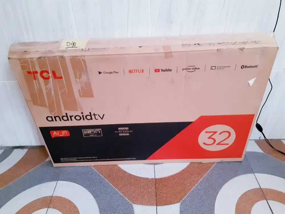 TV LED ANDROID TCL 32IN YOUTUBE NETFLIK GARANSI 1BULAN