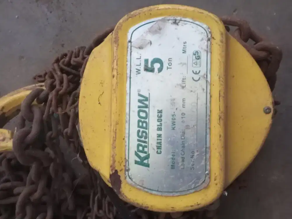 Jual Katrol manual merk Krisbow 5 Ton