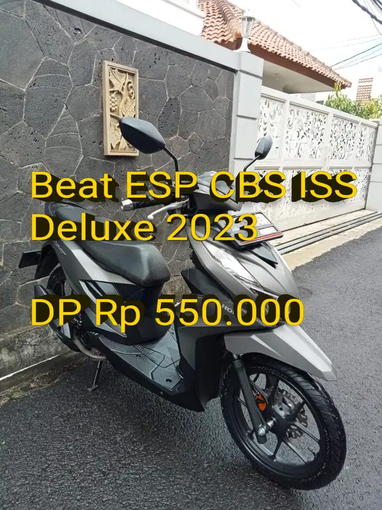 Beat Deluxe 2023. Pajak ON. Standar. Mulus. Original. Cash/Kredit/TT