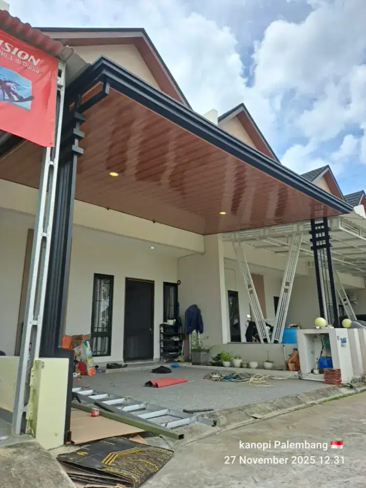 Kanopi plafon PVC dan kanopi transparan