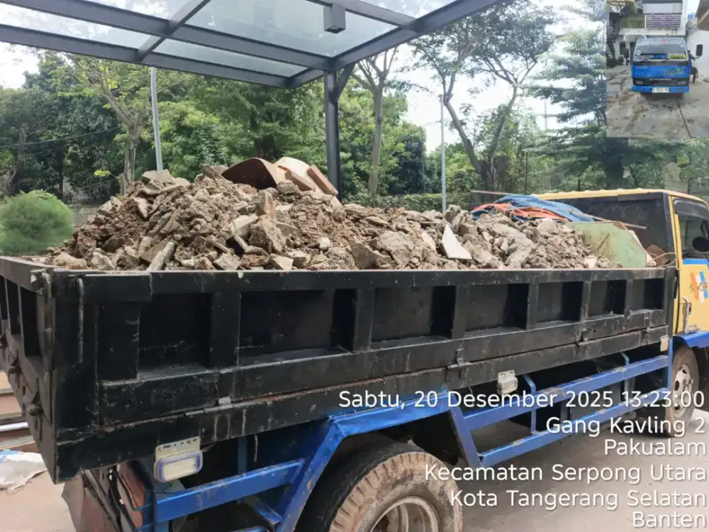 Jasa angkut puing dan buang sampah