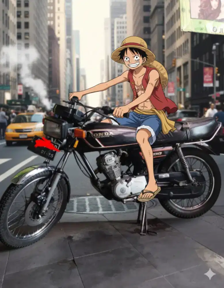 Datang langsung Motor Honda Gl 100 gl00 lengkap 90