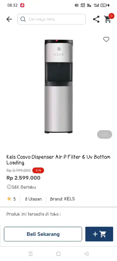 Promo dispenser galon bawah