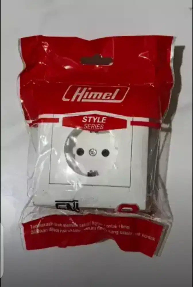 Schneider Stop Kontak HIMEL 1 Gang / Lubang Colokan listrik single