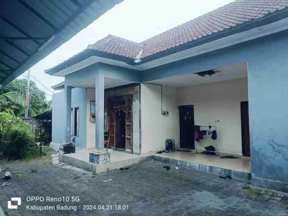 dijual tanah 230m² ada bangunan harga global 1,9 milyar kawasan kampus unud jimbaran Kuta Selatan Badung Bali