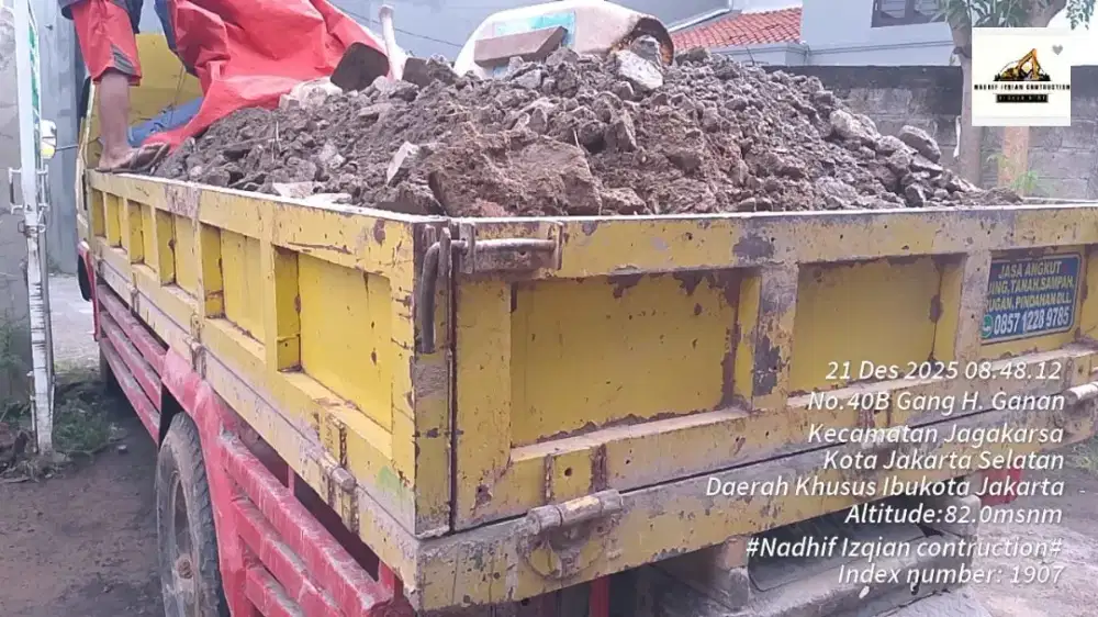 Jasa buang puing dan angkut sampah