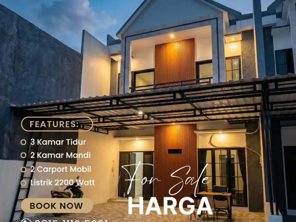 Rumah baru strategis di bambu apus jakarta timur