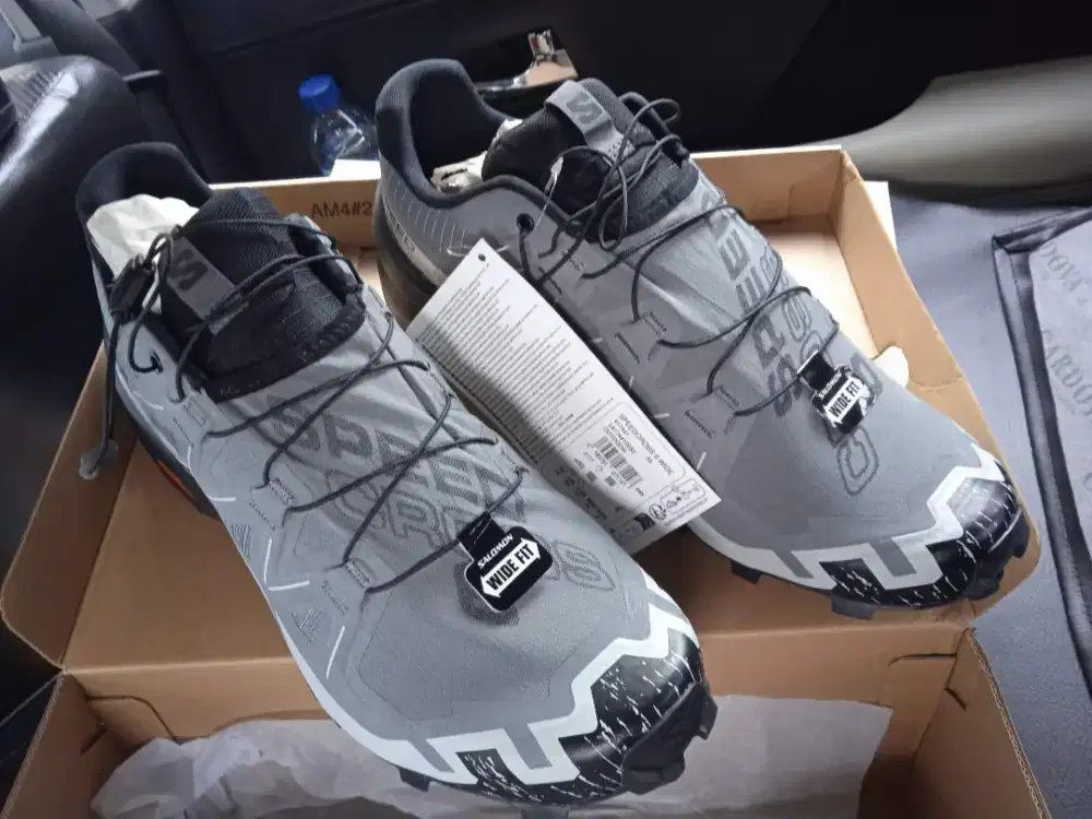 Sepatu Salomon Speedcross 6 wide baru no 44