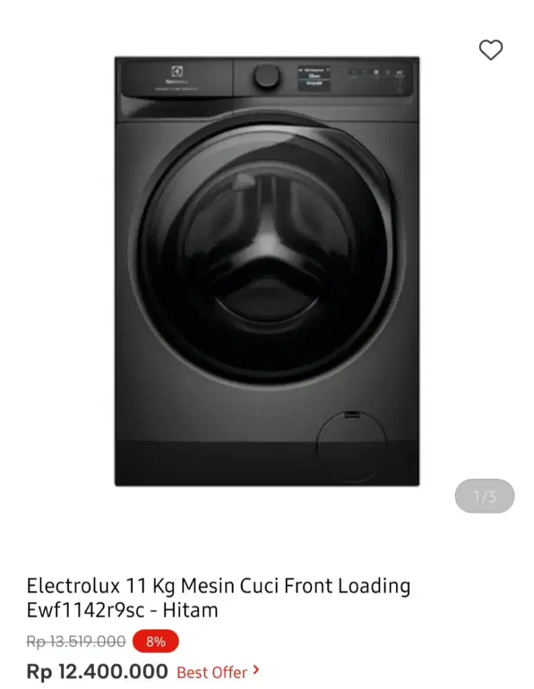 WM FRONT LOAD ELECTROLUX 11kg