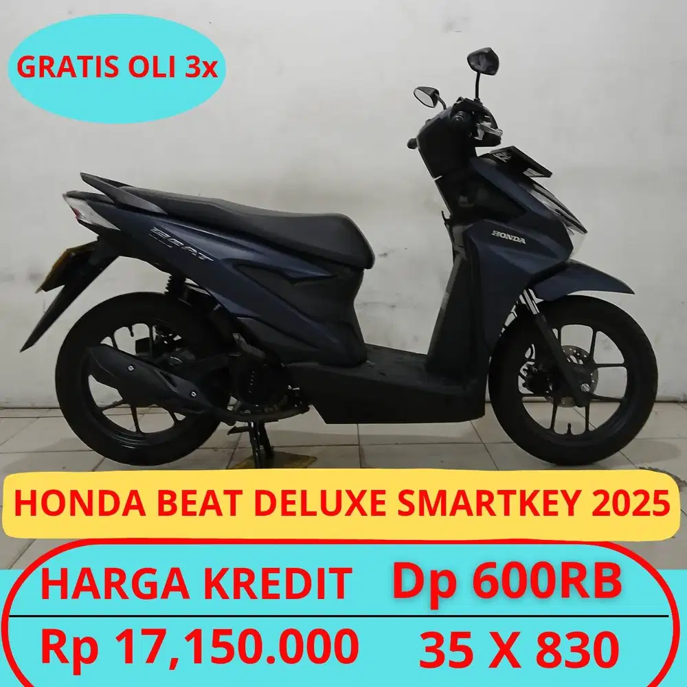 HONDA BEAT DELUXE SMARTKEY 2025 DP HANYA 600 RIBU GUYSS