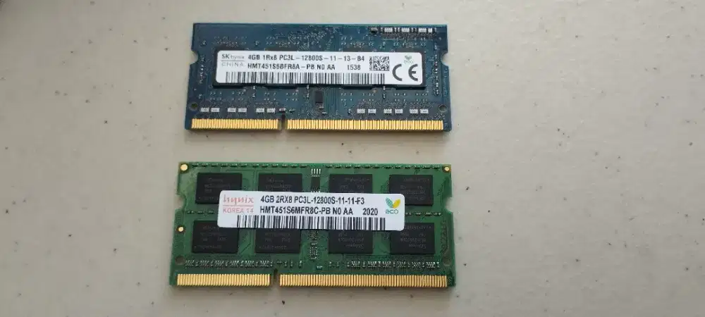 Sodimm DDR3L Hynix 2 X 4GB PC12800