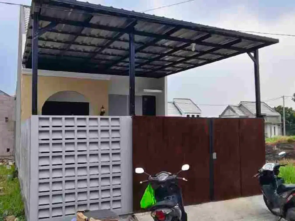 Rumah ready sidoarjo uk 5x14 free pagar, canopy tandon