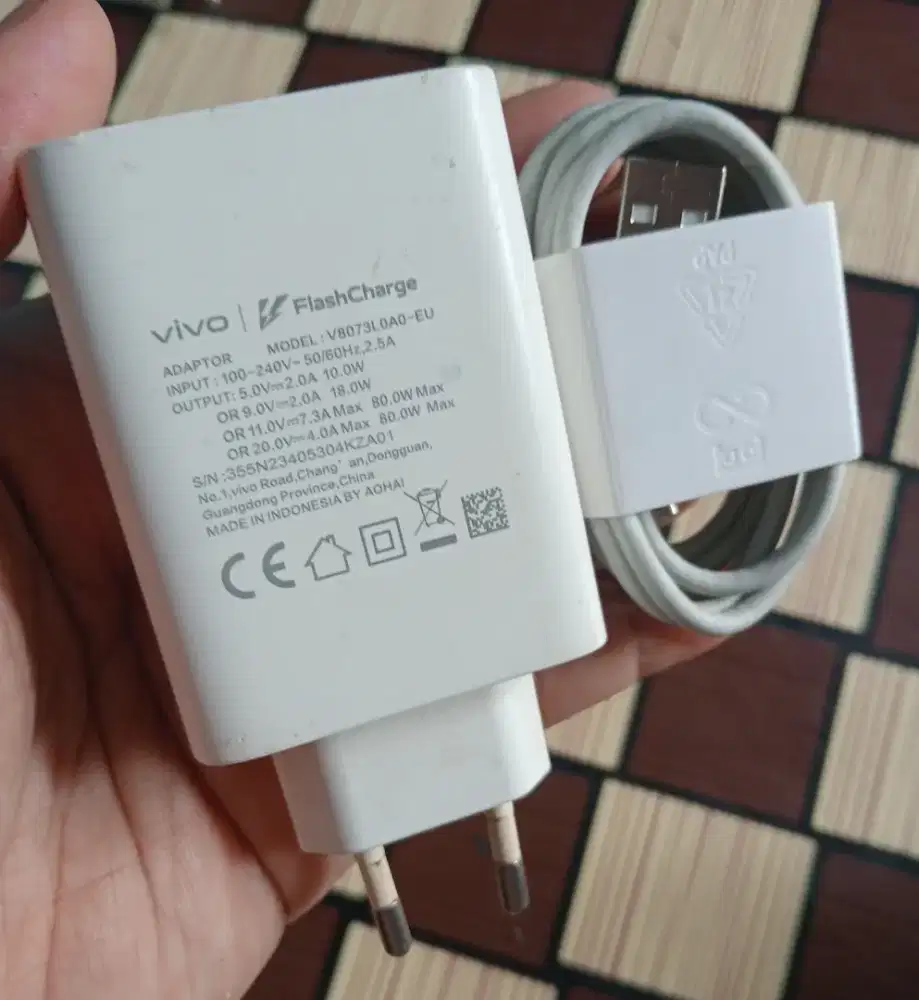 CHARGER ORIGINAL VIVO 80 WATT