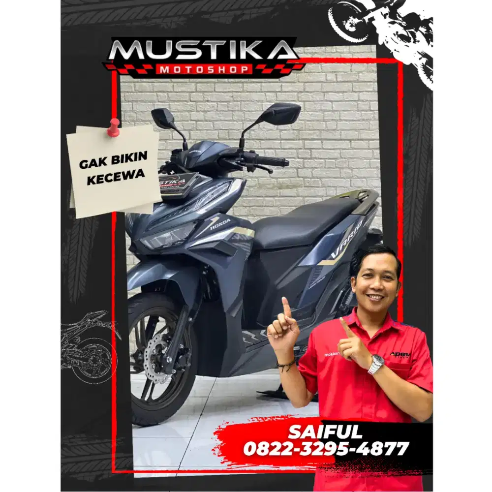 Perfect Condition!!Honda Vario 125 Keyles 2022 N Kota Mulus-Mustika